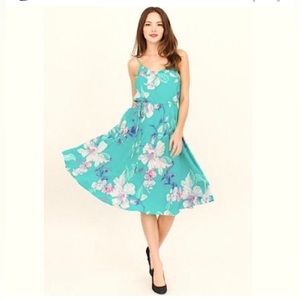 YUMI KIM SILK FLORAL DRESS